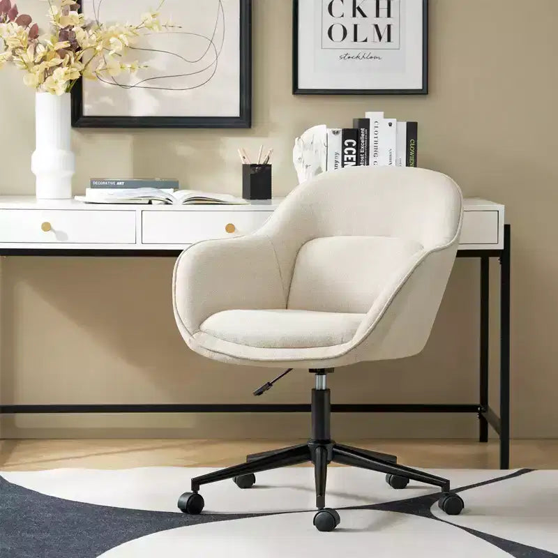 Sedia da ufficio Virginia con schienale curvo|ART OF LIVING DESIGNS