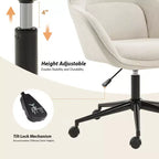 Sedia da ufficio Virginia con schienale curvo|ART OF LIVING DESIGNS