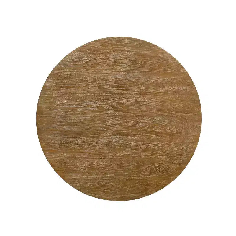 Christopher Knight Home Remuda Tavolo da pranzo rotondo rustico in legno con gamba a piedistallo