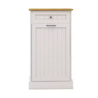 AndMakers Mobile da cucina con pattumiera, 50 cm L x 35 cm P x 90 cm A, pronto per il montaggio
