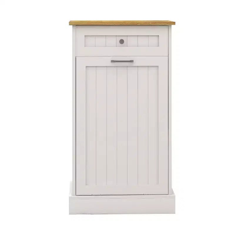 AndMakers Mobile da cucina con pattumiera, 50 cm L x 35 cm P x 90 cm A, pronto per il montaggio