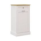 AndMakers Mobile da cucina con pattumiera, 50 cm L x 35 cm P x 90 cm A, pronto per il montaggio