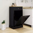 AndMakers Mobile da cucina con pattumiera, 50 cm L x 35 cm P x 90 cm A, pronto per il montaggio
