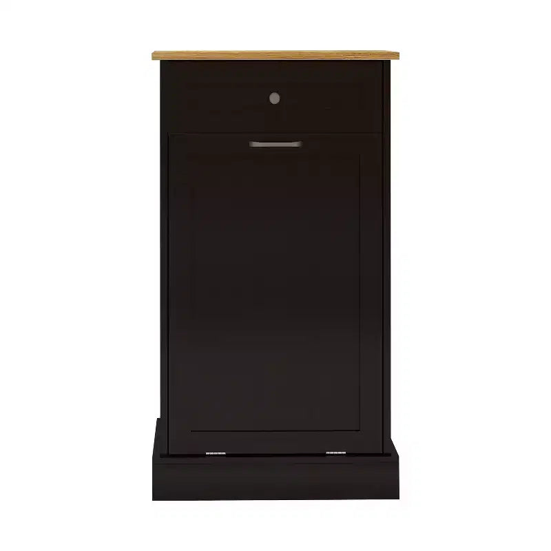 AndMakers Mobile da cucina con pattumiera, 50 cm L x 35 cm P x 90 cm A, pronto per il montaggio