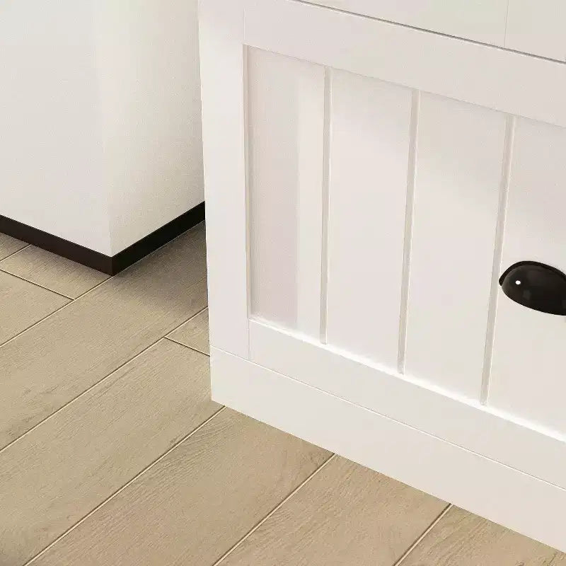 Armadio Hitow White con due ante, un cassetto e 4 livelli di contenimento