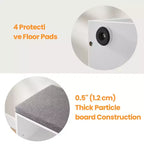 Panca portascarpe elegante con seduta imbottita e 10 scomparti - Soluzione versatile per l'ingresso e la camera da letto