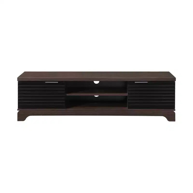 AndMakers 58.66 in. Mobile TV in Legno con 2 Ante, Adatto a TV fino a 65 in.
