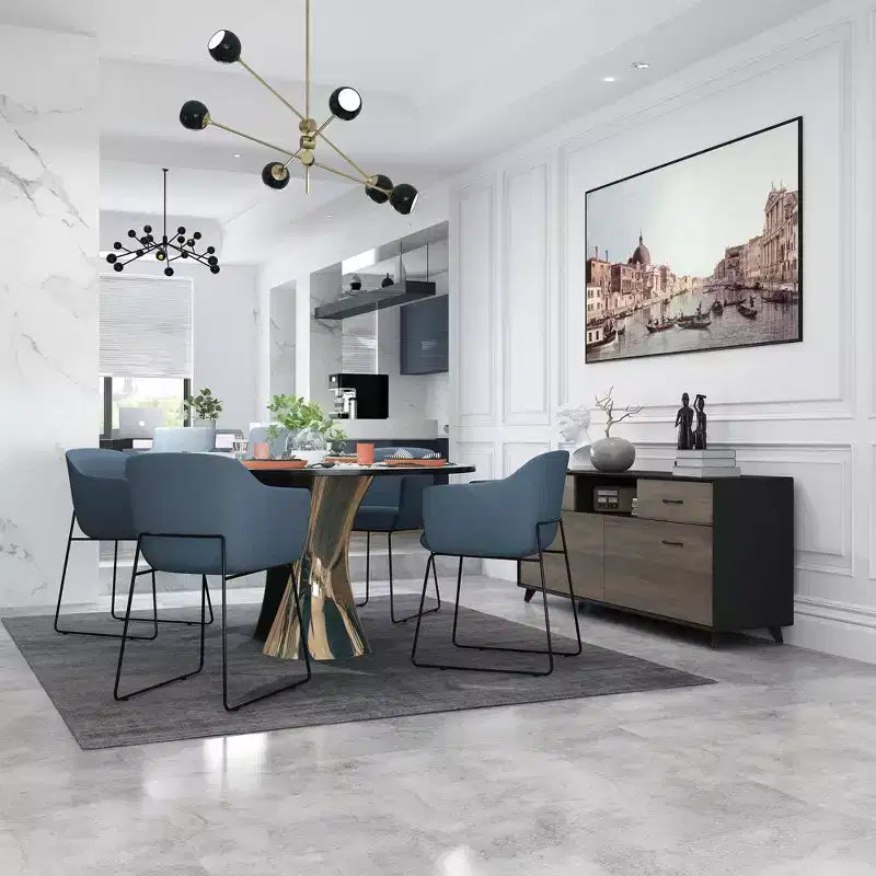 Mobile porta TV Famapy a 2 ante con design a ribalta, colore grigio, stile moderno, tavolino da salotto