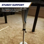 Kings Brand Furniture Gamba di Supporto Centrale Regolabile in Altezza - Piedini per Telaio Letto per Gambe di Supporto Centrale - Gamba di Supporto in Metallo di Ricambio per Doghe del Letto