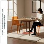 Sedia da pranzo LeisureMod Murray moderna di metà secolo - Design con bordo a cascata in acrilico, ergonomica e impilabile, set da 4