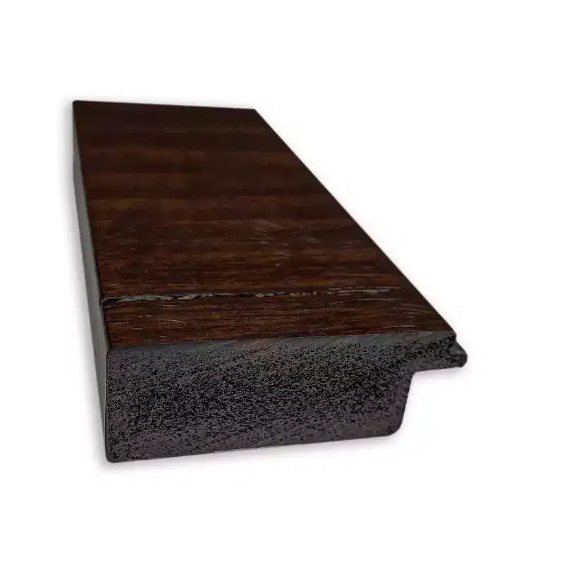 Amanti Art Cornice Decorativa per Specchio da Bagno - Kit Completo, Autoadesivo, Premontato - Specchio NON Incluso - Finitura Sottile Marrone Wildwood