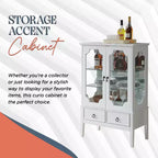 Mobile Contenitore Vetrina Versailles di Kings Brand Furniture