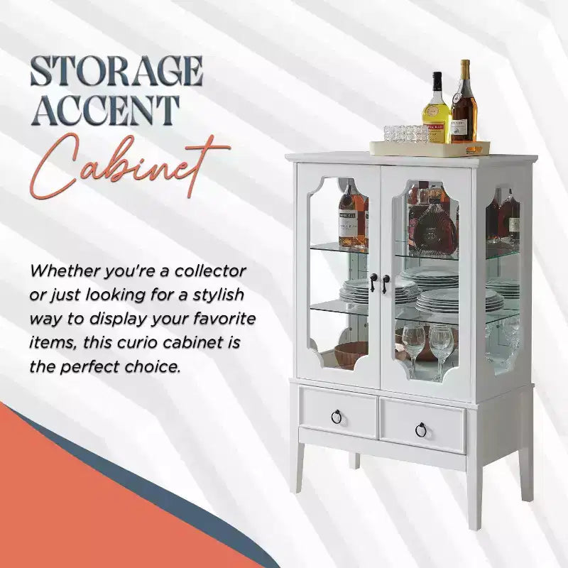 Mobile Contenitore Vetrina Versailles di Kings Brand Furniture