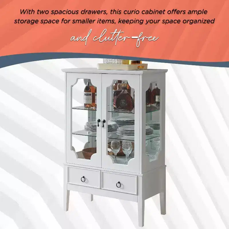 Mobile Contenitore Vetrina Versailles di Kings Brand Furniture