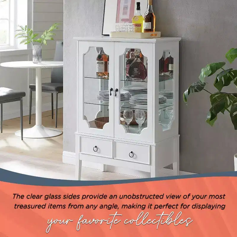 Mobile Contenitore Vetrina Versailles di Kings Brand Furniture
