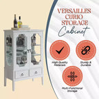 Mobile Contenitore Vetrina Versailles di Kings Brand Furniture