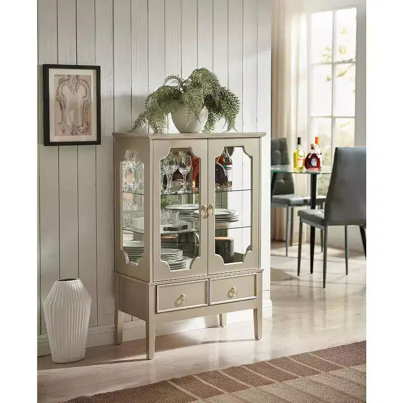 Mobile Contenitore Vetrina Versailles di Kings Brand Furniture