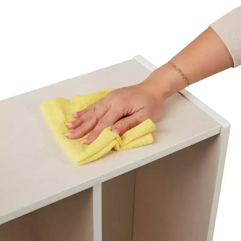 ECR4Kids Armadietto Appendiabiti a 4 Scomparti Streamline con Contenitore, Arredo per Aula