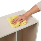 ECR4Kids Armadietto Appendiabiti a 4 Scomparti Streamline con Contenitore, Arredo per Aula