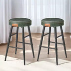EKHO Set di 2 Sgabelli da Bar Alti 63 cm, Sgabelli da Bar Altezza Bancone, Sgabelli da Cucina