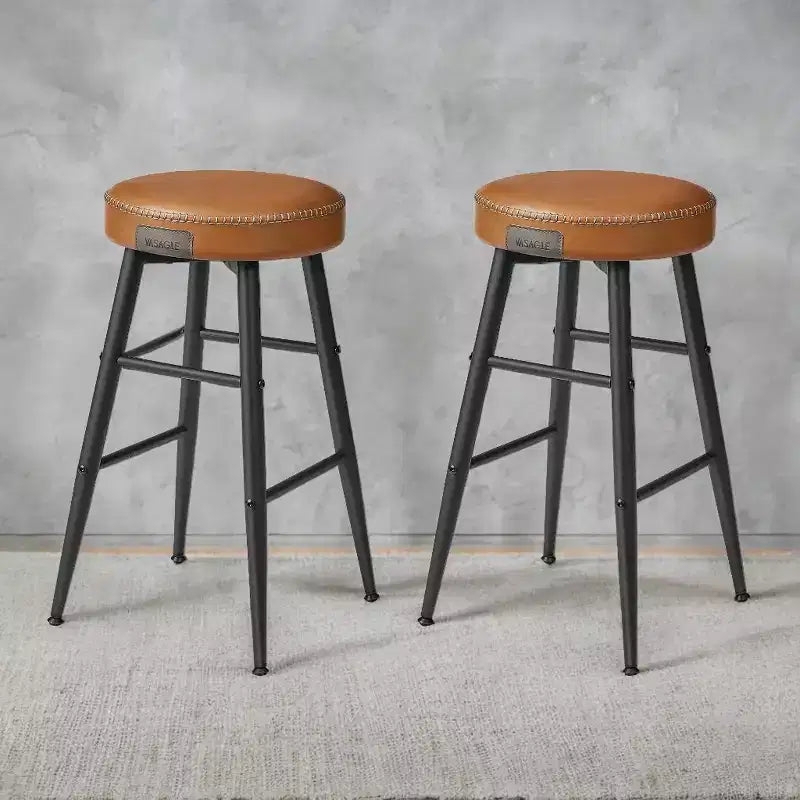 EKHO Set di 2 Sgabelli da Bar Alti 63 cm, Sgabelli da Bar Altezza Bancone, Sgabelli da Cucina