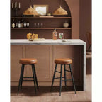 EKHO Set di 2 Sgabelli da Bar Alti 63 cm, Sgabelli da Bar Altezza Bancone, Sgabelli da Cucina
