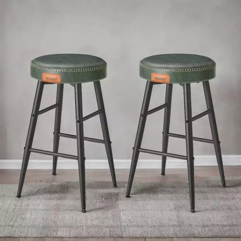 EKHO Set di 2 Sgabelli da Bar Alti 63 cm, Sgabelli da Bar Altezza Bancone, Sgabelli da Cucina