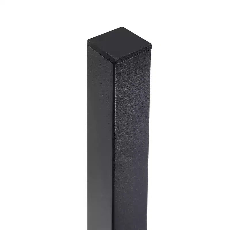 VECELO Letto Matrimoniale/King Size con Testiera in Legno, Base a Rete in Metallo Senza Necessità di Rete a Molle con Robuste Doghe in Acciaio, Marrone