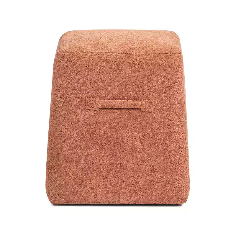 Pouf contenitore Oliver conico quadrato imbottito