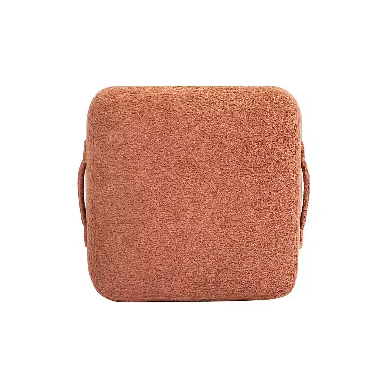 Pouf contenitore Oliver conico quadrato imbottito