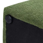 Pouf contenitore Oliver conico quadrato imbottito