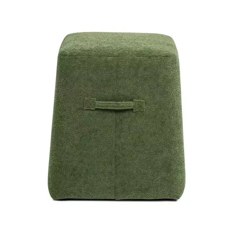 Pouf contenitore Oliver conico quadrato imbottito