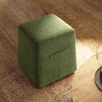 Pouf contenitore Oliver conico quadrato imbottito
