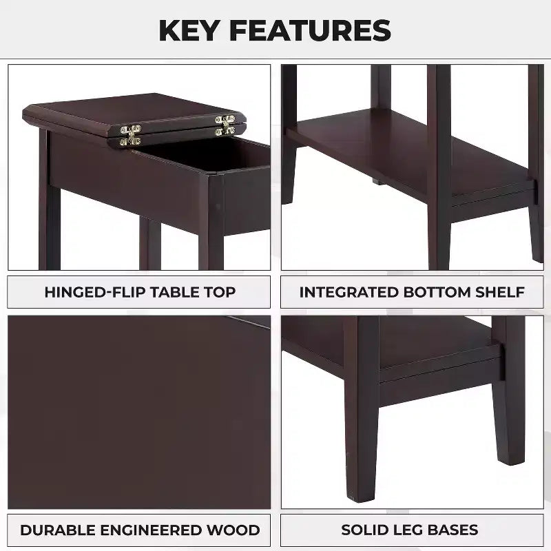 Tavolino da salotto con piano a ribalta Home Imports Emporium, set da 1/2