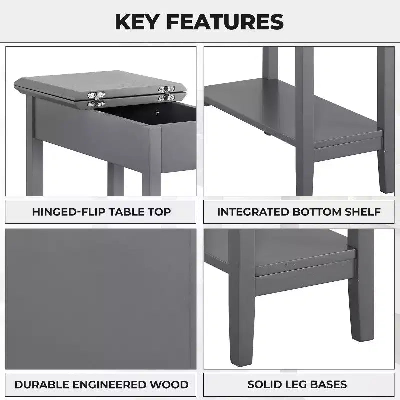 Tavolino da salotto con piano a ribalta Home Imports Emporium, set da 1/2