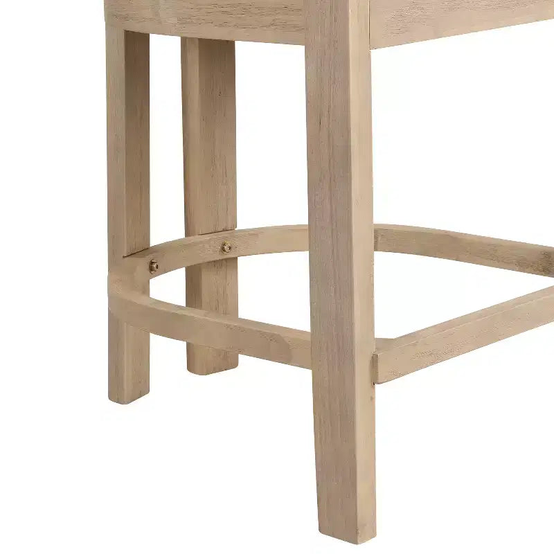 Christopher Knight Home Netia, set da pranzo moderno da 5 pezzi in metallo e legno di caucciù, altezza bancone, marrone naturale