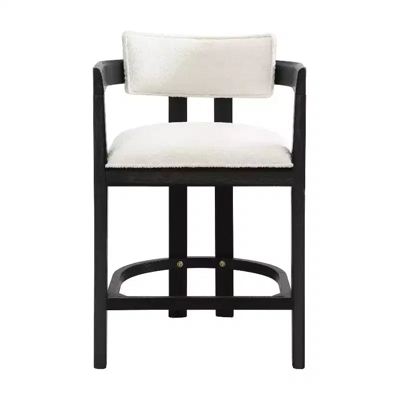Christopher Knight Home Netia, set da pranzo moderno da 5 pezzi in metallo e legno di caucciù, altezza bancone, marrone naturale
