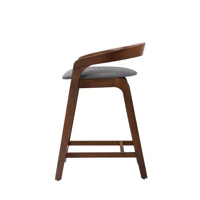 Christopher Knight Home Casper, Sgabelli da bancone in legno di Hevea, stile contemporaneo, 64 cm (Set da 2)