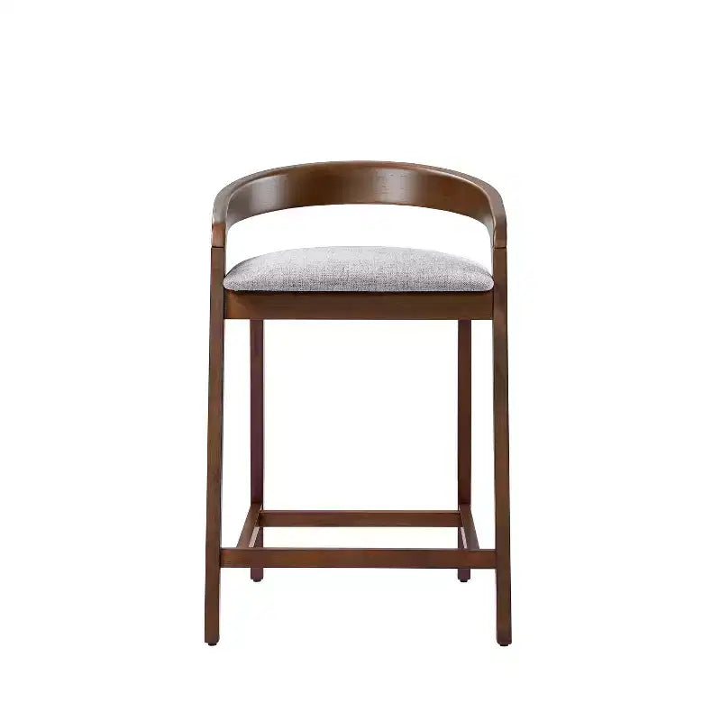 Christopher Knight Home Casper, Sgabelli da bancone in legno di Hevea, stile contemporaneo, 64 cm (Set da 2)