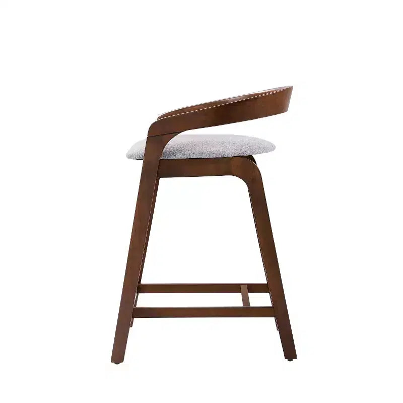 Christopher Knight Home Casper, Sgabelli da bancone in legno di Hevea, stile contemporaneo, 64 cm (Set da 2)