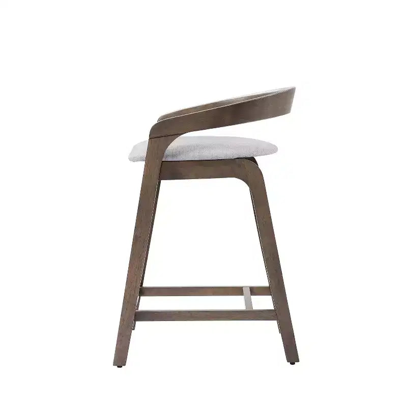 Christopher Knight Home Casper, Sgabelli da bancone in legno di Hevea, stile contemporaneo, 64 cm (Set da 2)