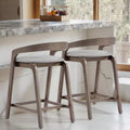 Christopher Knight Home Casper Contemporary 25.25 Rubberwood Counter Stools (Set of 2)
