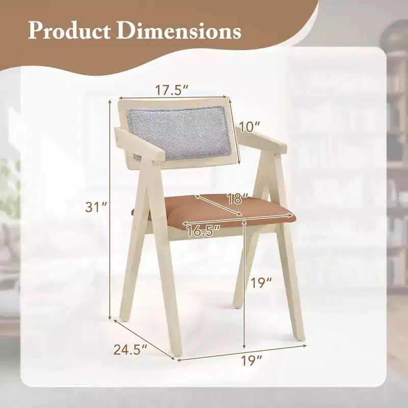 Costway Set di 2/4 Poltrone Moderne con Cuscini e Schienali in Tessuto Similpelle Leathaire, Grigio