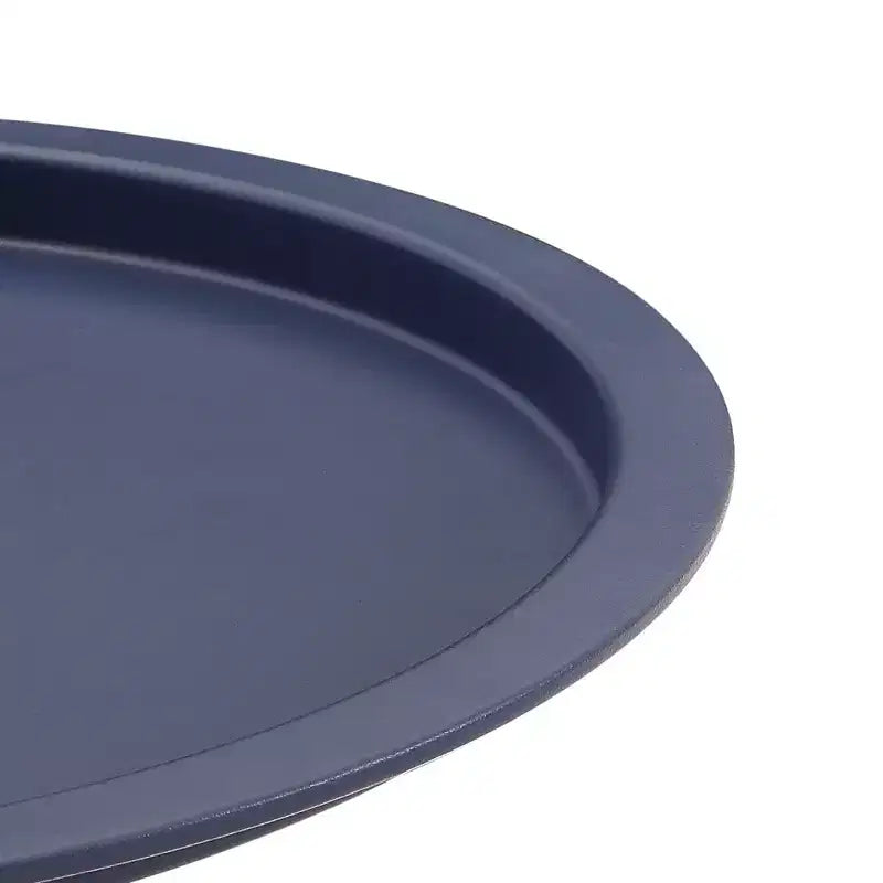 VECELO Tavolino Rotondo/Comodino con Cestino portaoggetti in Tessuto, Comodino Piccolo in Metallo Antiruggine e Impermeabile con Vassoio Superiore Rimovibile
