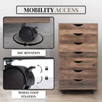 Classificatore per ufficio a 7 cassetti su ruote Home Imports Emporium