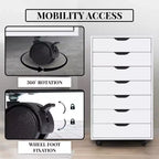 Classificatore per ufficio a 7 cassetti su ruote Home Imports Emporium