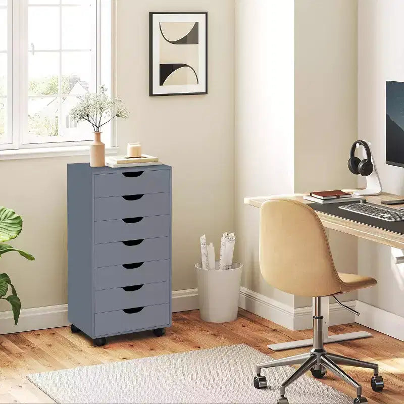 Classificatore per ufficio a 7 cassetti su ruote Home Imports Emporium
