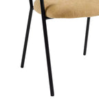 Christopher Knight Home Nest Sedie da pranzo moderne imbottite con struttura in metallo (set da 4)