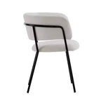 Christopher Knight Home Nest Sedie da pranzo moderne imbottite con struttura in metallo (set da 4)