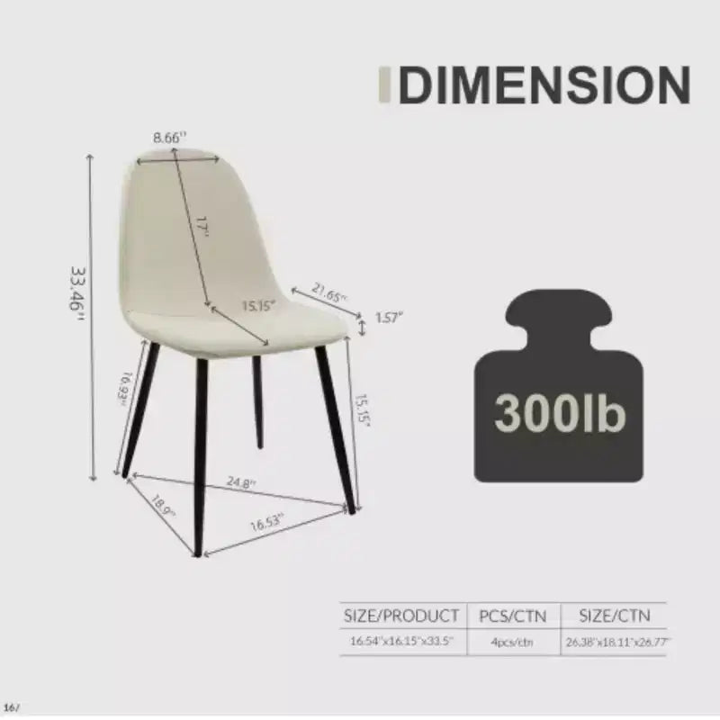 Sedie da pranzo moderne con rivestimento in pelle scamosciata a forma di cucchiaio, set da 4, per cucina/sala da pranzo
